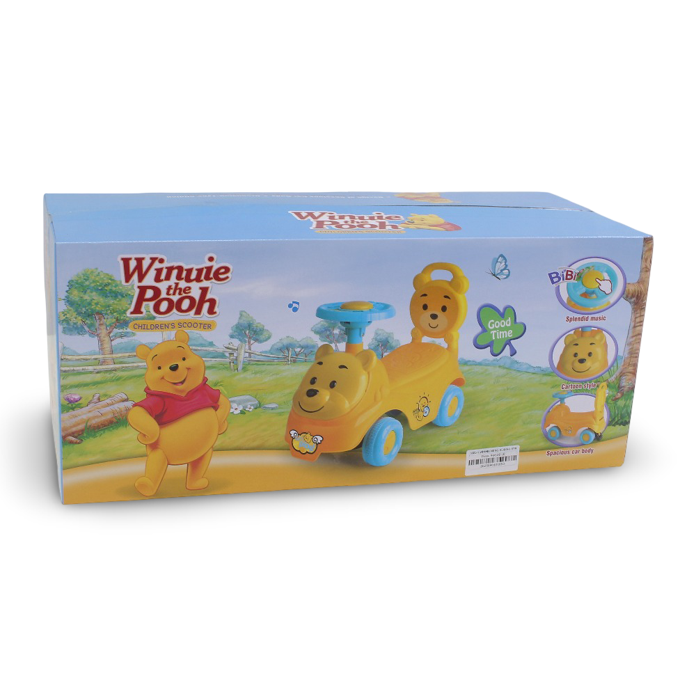 Winnie the Pooh Manual Ride-On with Steering Wheel