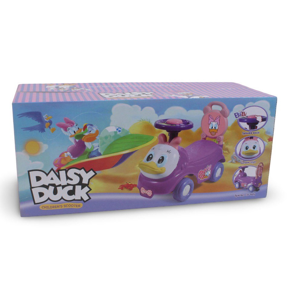 Daisy Duck Manual Ride-On with Steering Wheel