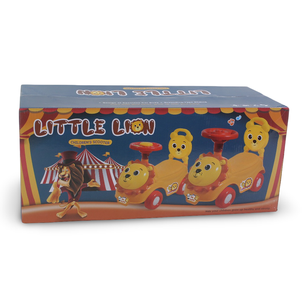 Little Lion Manual Ride-On with Steering Wheel