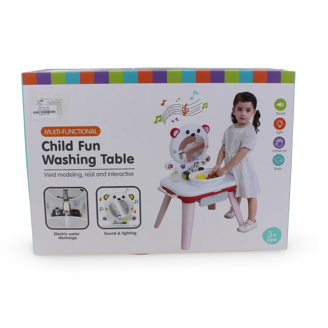 Child Fun Washing Table Sink Unit
