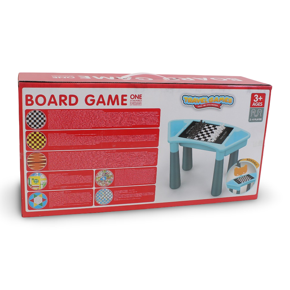 8 in 1 Multi Board Games Table