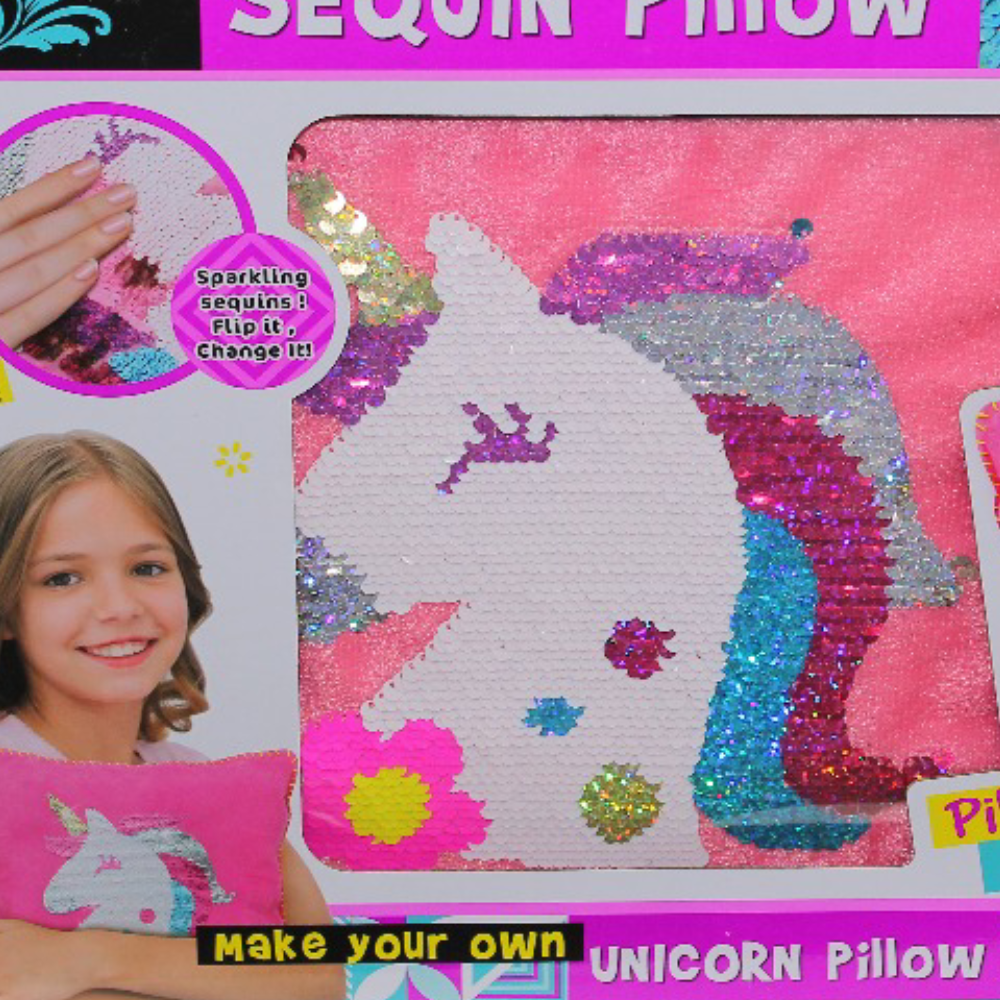 Girl's Creator Sequin Pillow