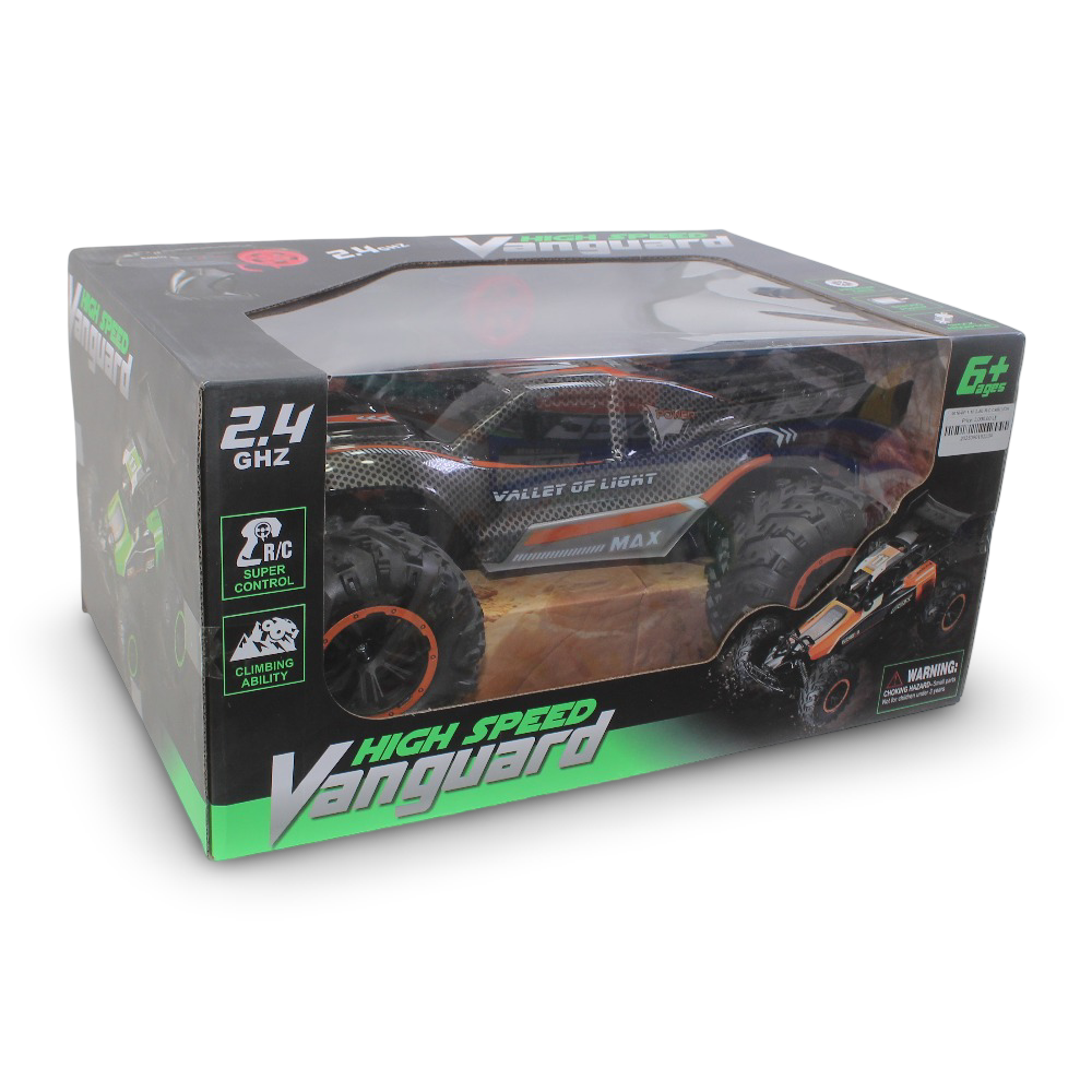 1:10 Scale High Speed 2.4G Remote Control Car with Lights and USB Charger