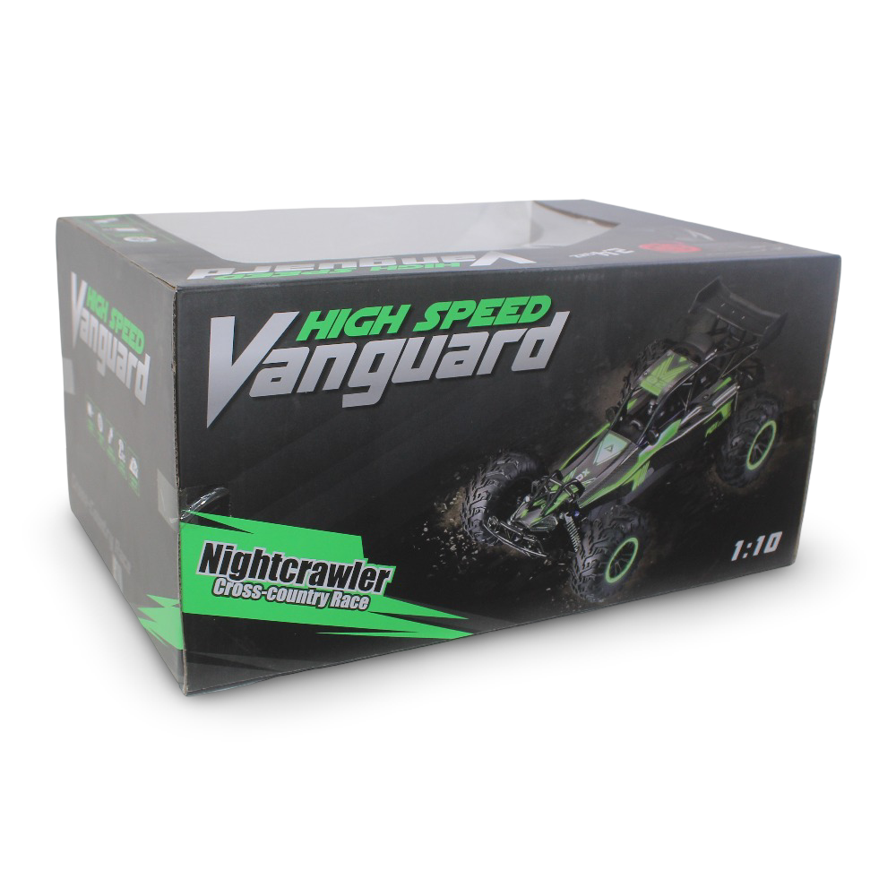 1:10 Scale High Speed 2.4G Remote Control Car with Lights and USB Charger