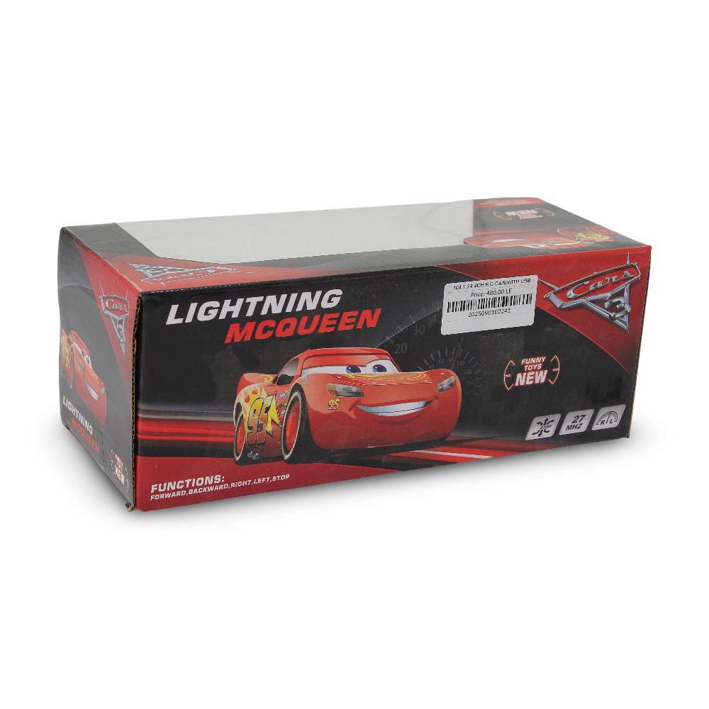 Cars Remote Control Racing Car with Lights and USB Charger