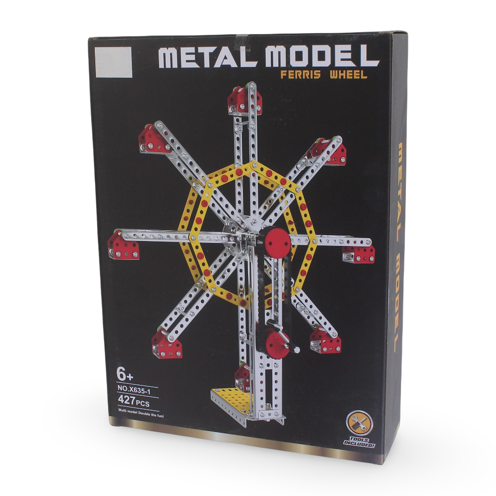 Metal Model Ferris Wheel – Alloy Building Block Set