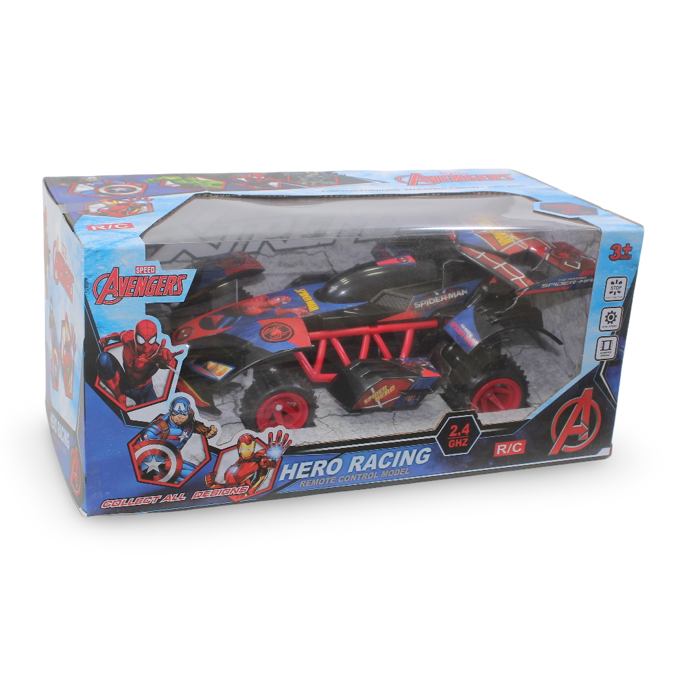 Avengers Hero Racing Remote Control Car – 1:12 Scale (Spiderman Design) - Toys - OKO
