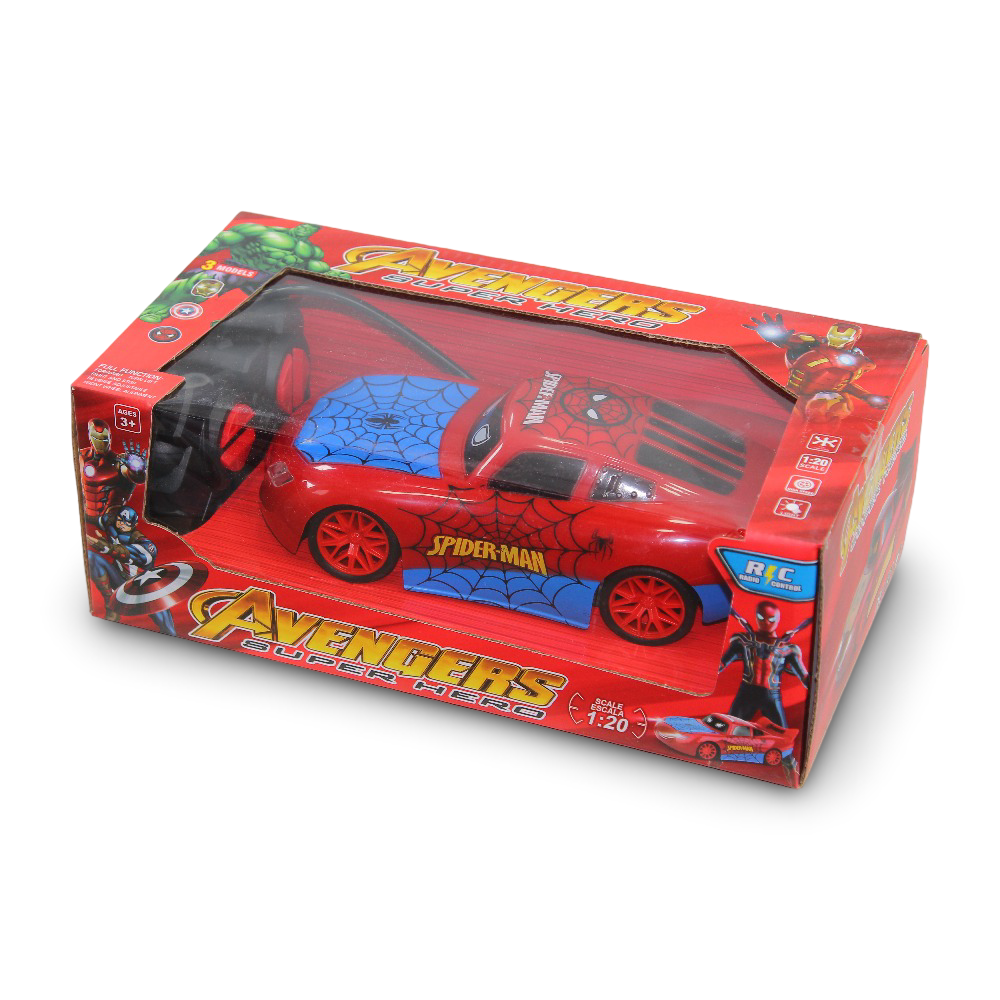 Avengers Super Hero 1:20 4 CH R/C Spider-Man Car With Light