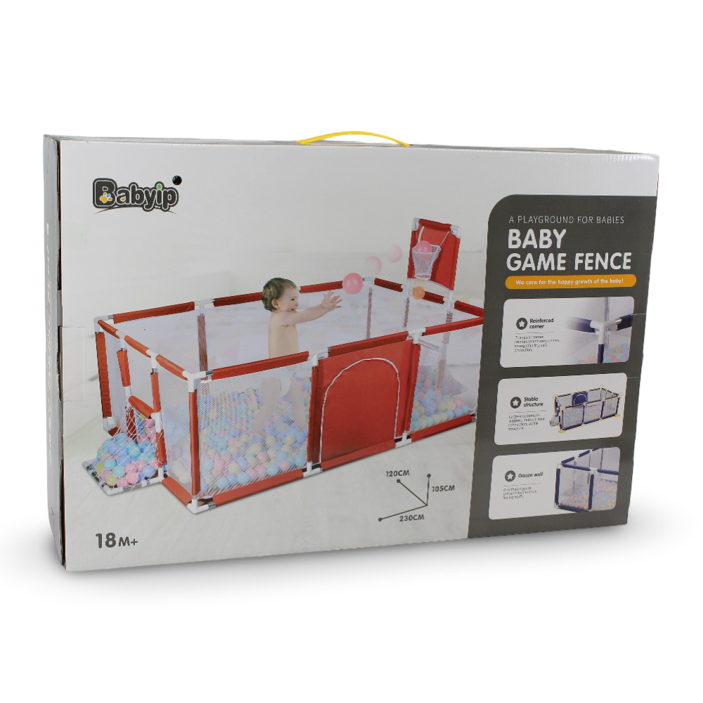 Babyip Children’s Baby Game Fence Playpen with Ocean Balls