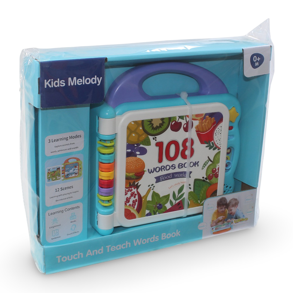 Touch and Teach Words Book – 108 Words Book Food World - Toys - OKO
