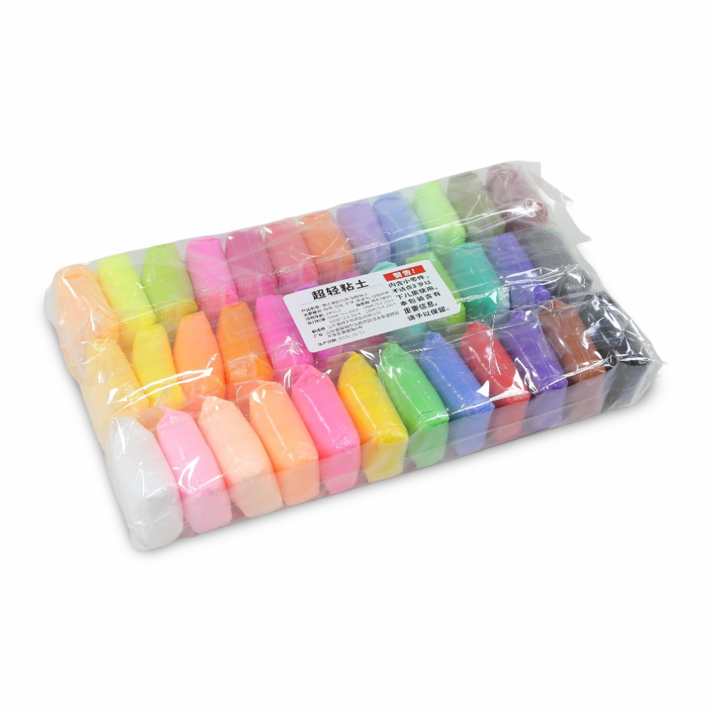 Super Light Clay Modeling Set with 36 Colors
