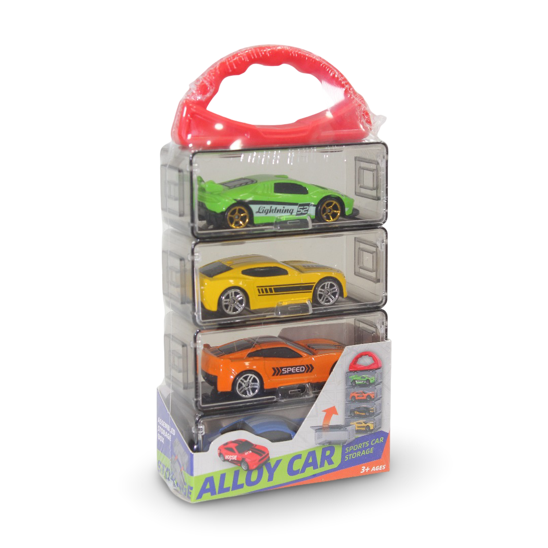 4-Pack Set of Die-Cast Metal Random Sports Cars