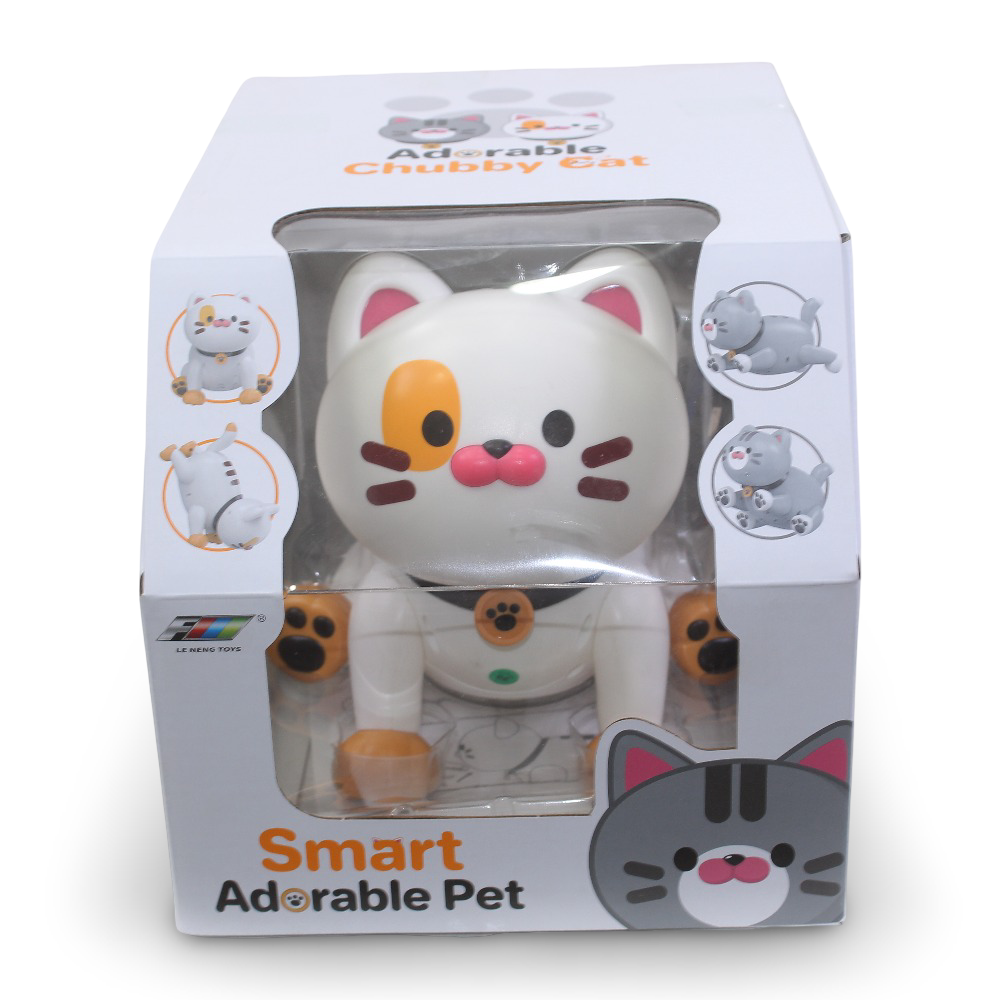 Smart Adorable Pet – Adorable Chubby Cat (R/C Cat with USB Battery)