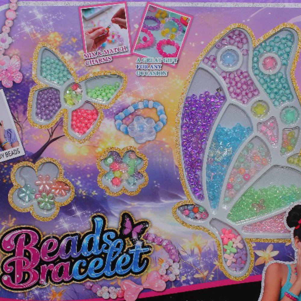 DIY Beads Set Large Size – Creative Jewelry Making Play Kit
