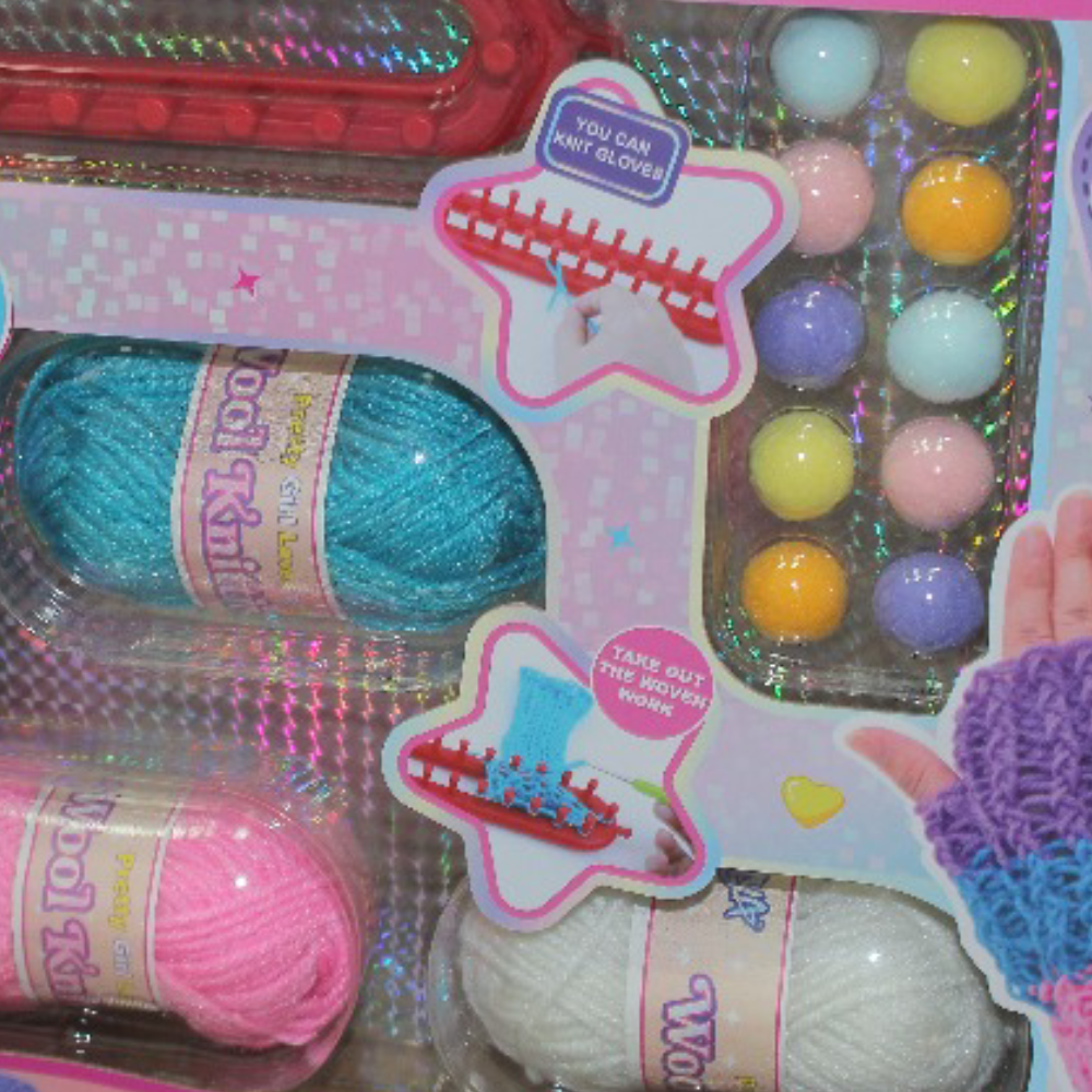 Wool Knitting Craft Kit