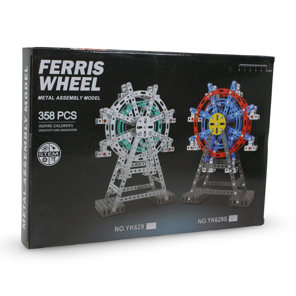 Ferris Wheel Metal Assembly Model Kit - 358 Pcs