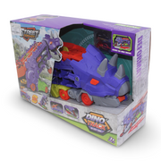 Dino Track Ejection Rail Container Car with 2 Alloy Cars