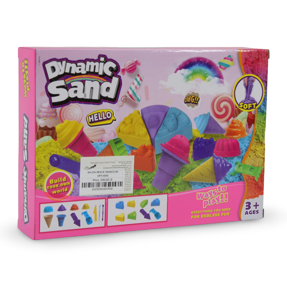 Dynamic Sand Play Set – Creative Molding Fun (400g)