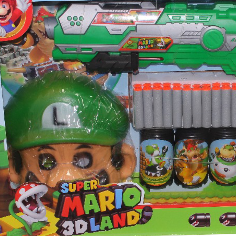 Super Mario Dual-Purpose Shooting Game Gun Playset