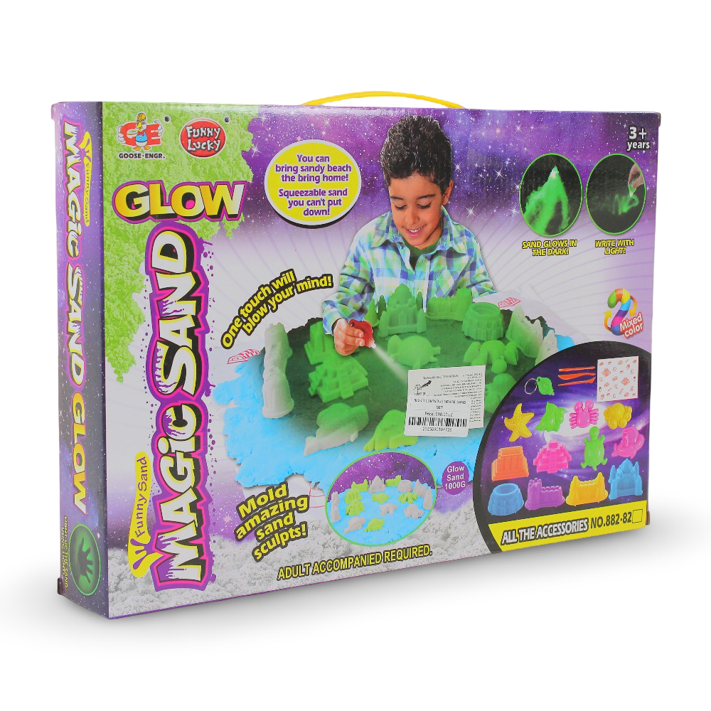 Magic Sand Glow Toy Set - 1000 g