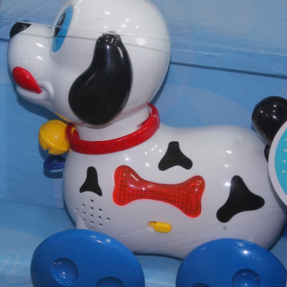 Pull-Along Cute Dog Toy with Light and Music