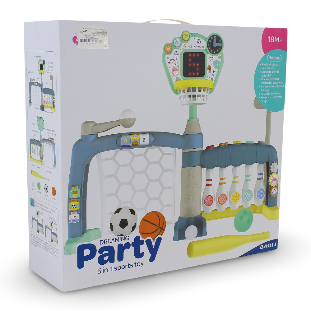 Dreaming Party 5-in-1 Sports Activity Set