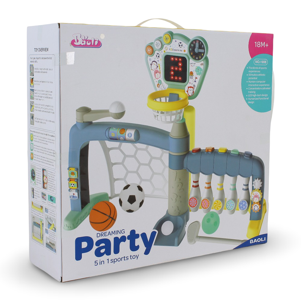 Dreaming Party 5-in-1 Sports Activity Set