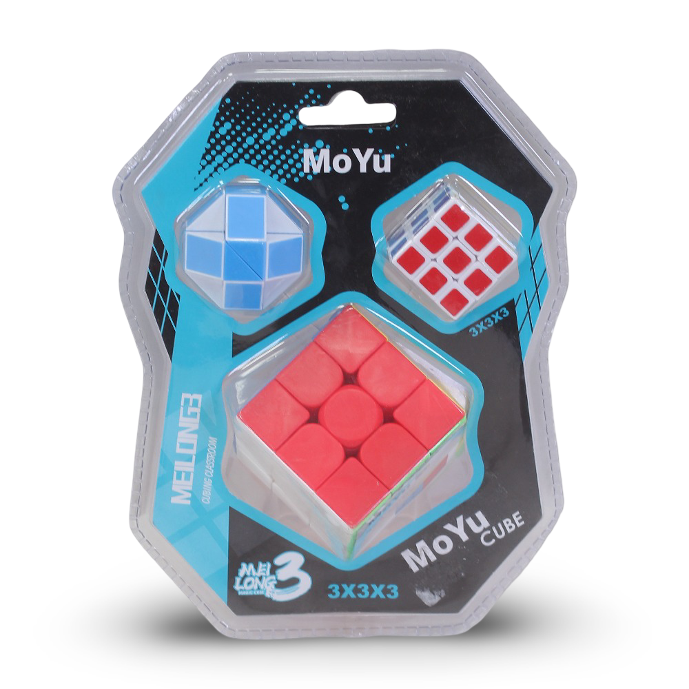 3-in-1 Magic Cube Set - Toys - Moyu