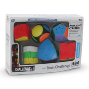 6-in-1 Magic Cube Brain Challenge Set