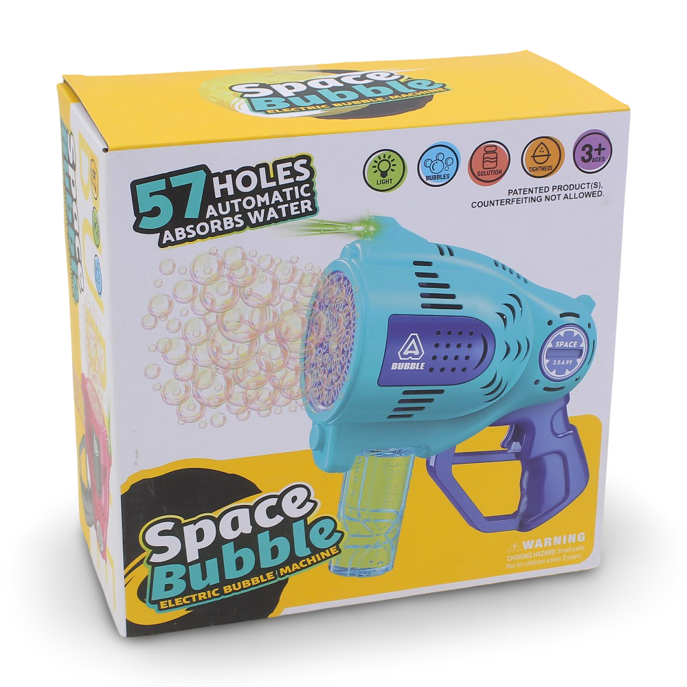 Space Bubble Electric Bubble Machine – 57 Holes