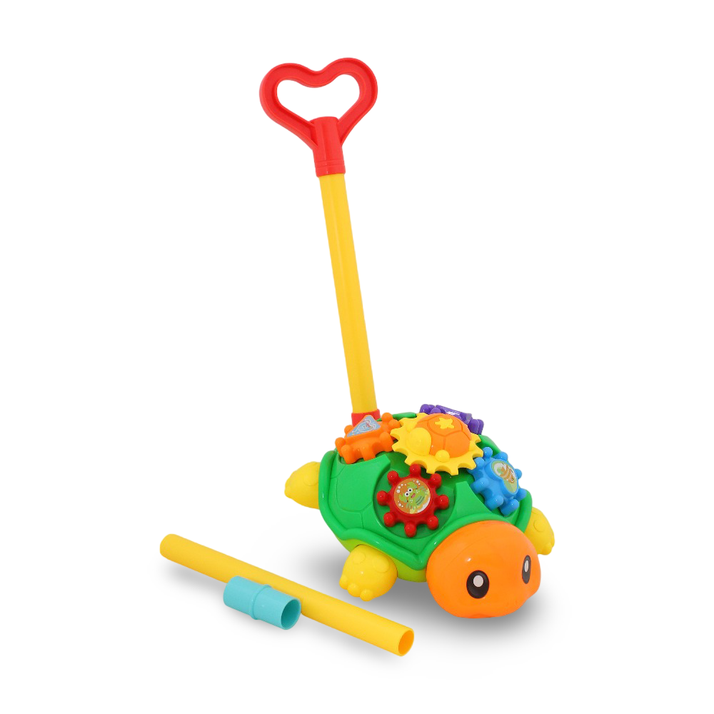 Turtle Push-Along Toddler Toy - Toys - OKO