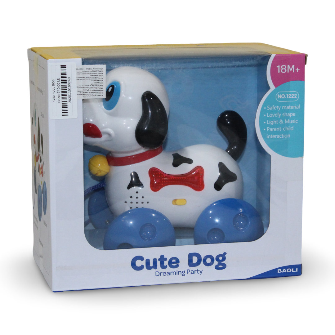 Cute Dog Dreaming Party Pull-along Toy