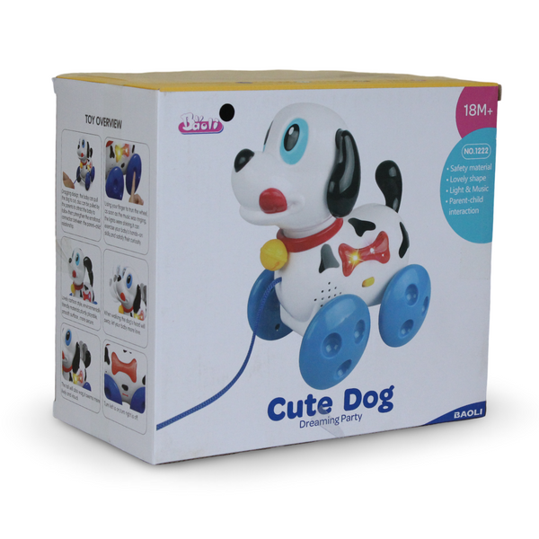 Cute Dog Dreaming Party Pull-along Toy