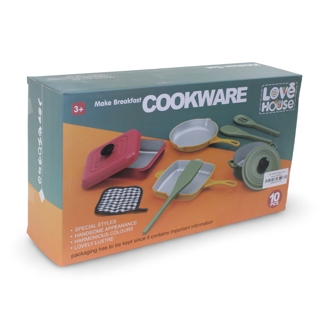 Love House Mini Cookware Set – 10 Pcs