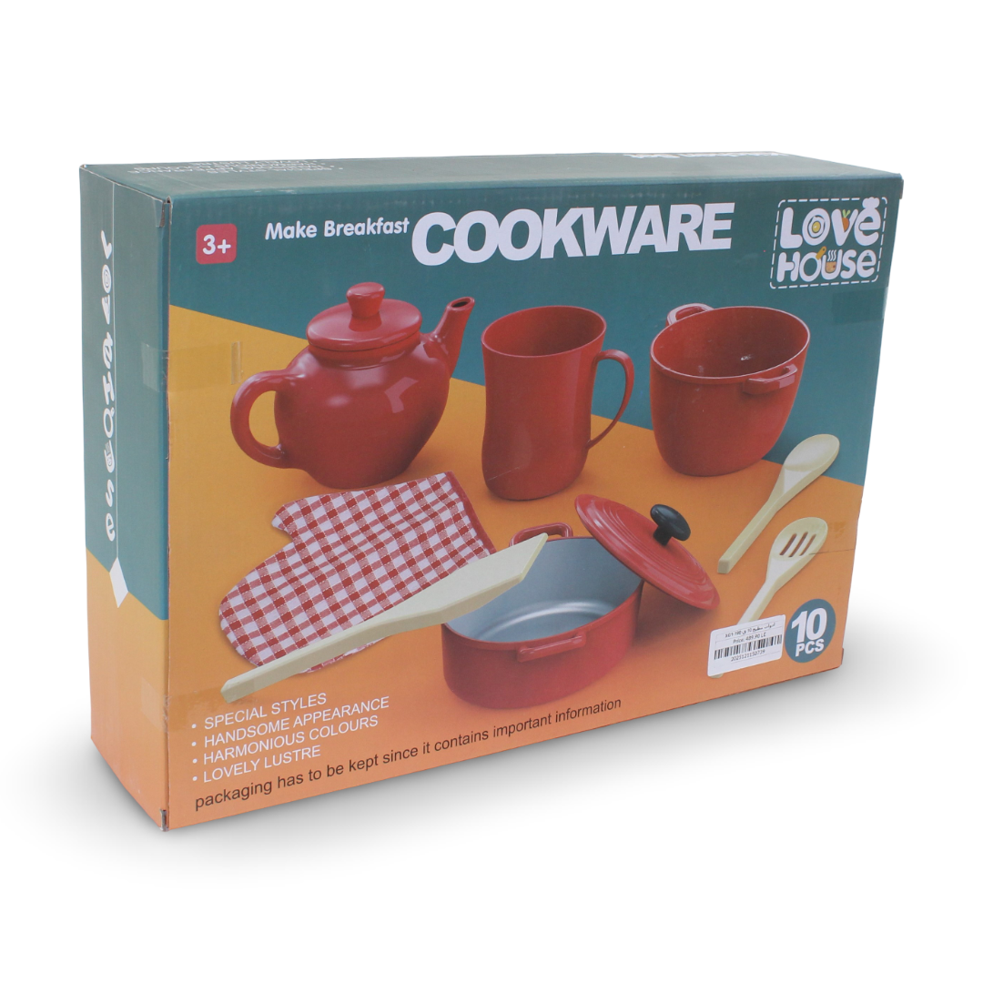 Love House Kitchen Cookware Set – 10 Pcs