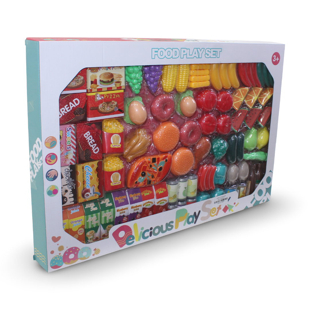 Delicious Food Play Set – 100 Pcs