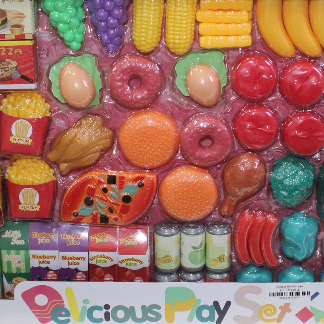 Delicious Food Play Set – 100 Pcs