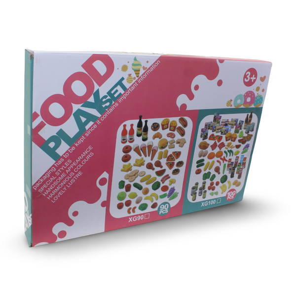 Delicious Food Play Set – 100 Pcs