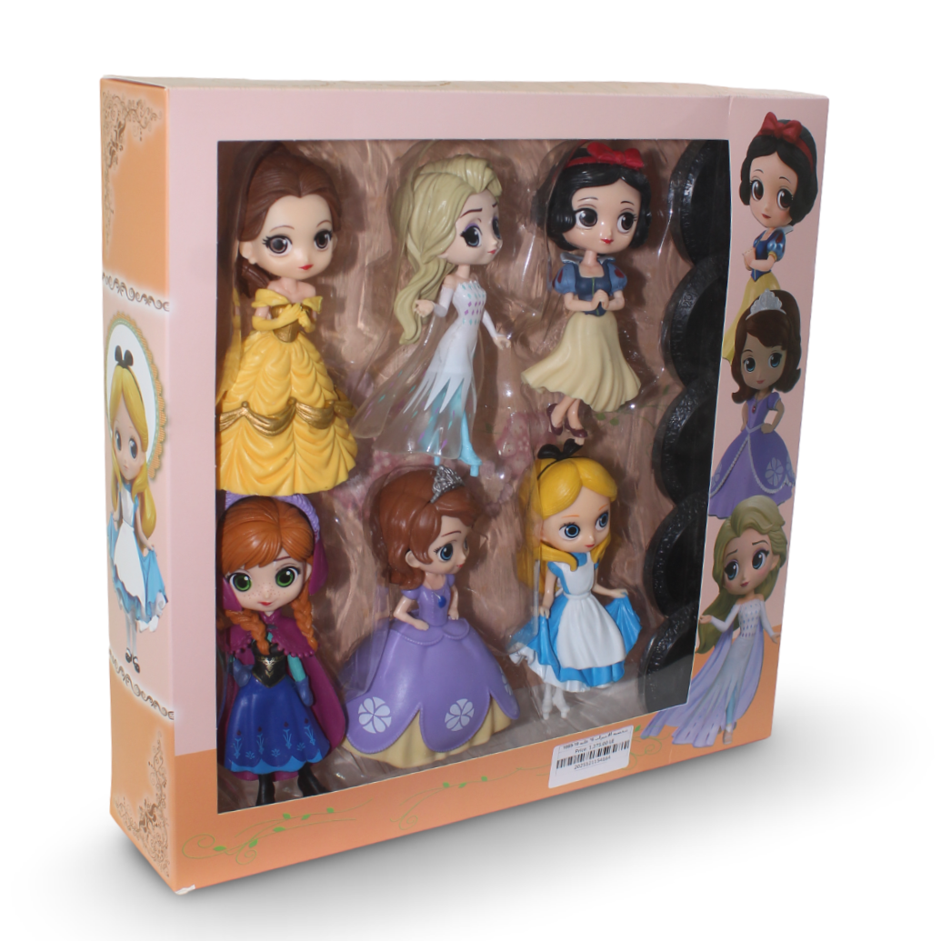 Princess Figures – 6 Pcs - Toys - OKO