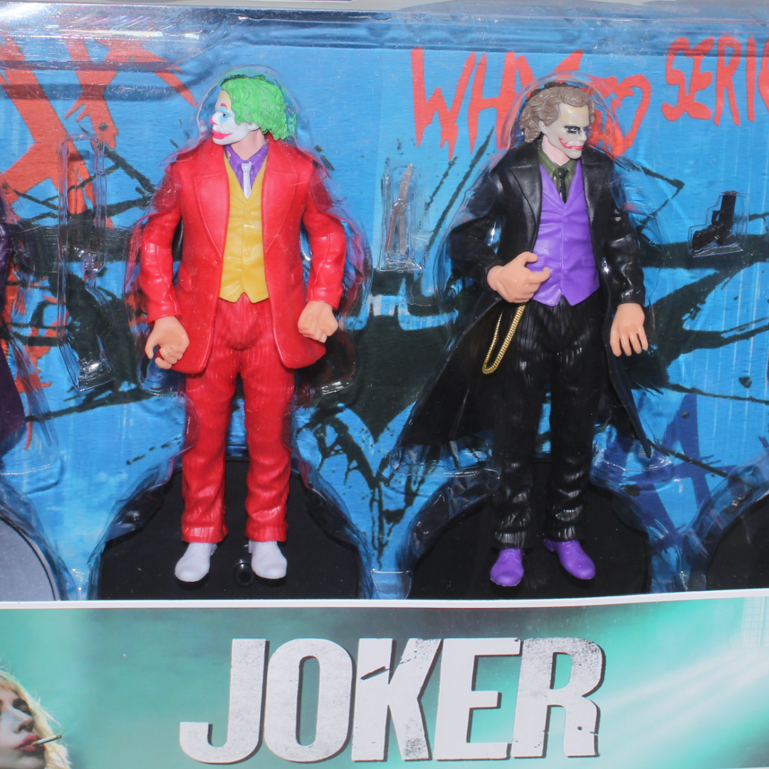Mcfarlane Toys DC Multiverse The Joker 4-Pack Action Figure Set