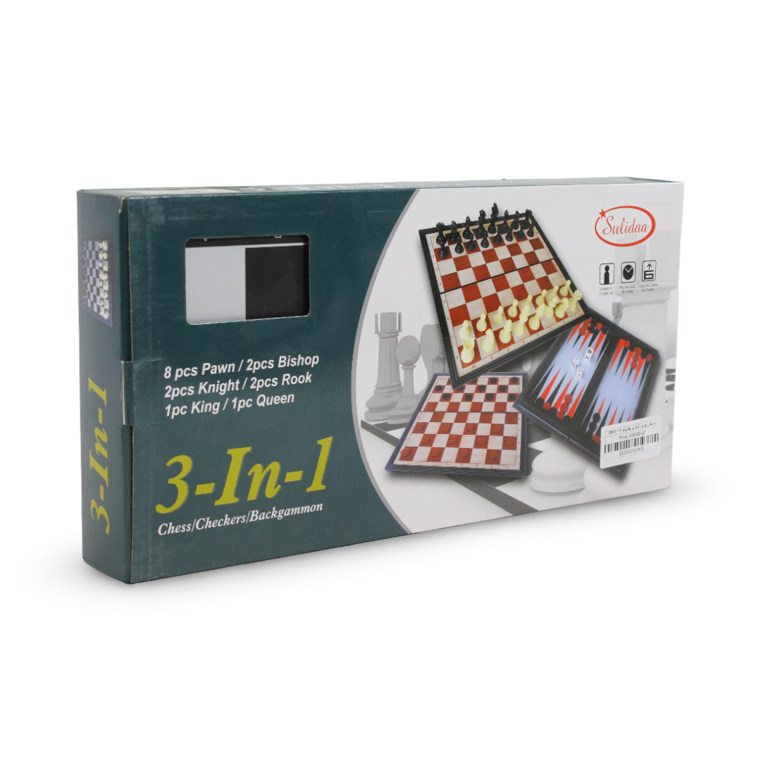 Salida 3-in-1 Magnetic Board Game Set