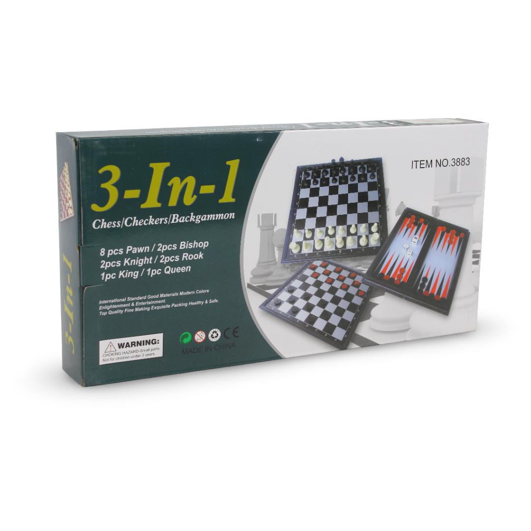 Salida 3-in-1 Magnetic Board Game Set