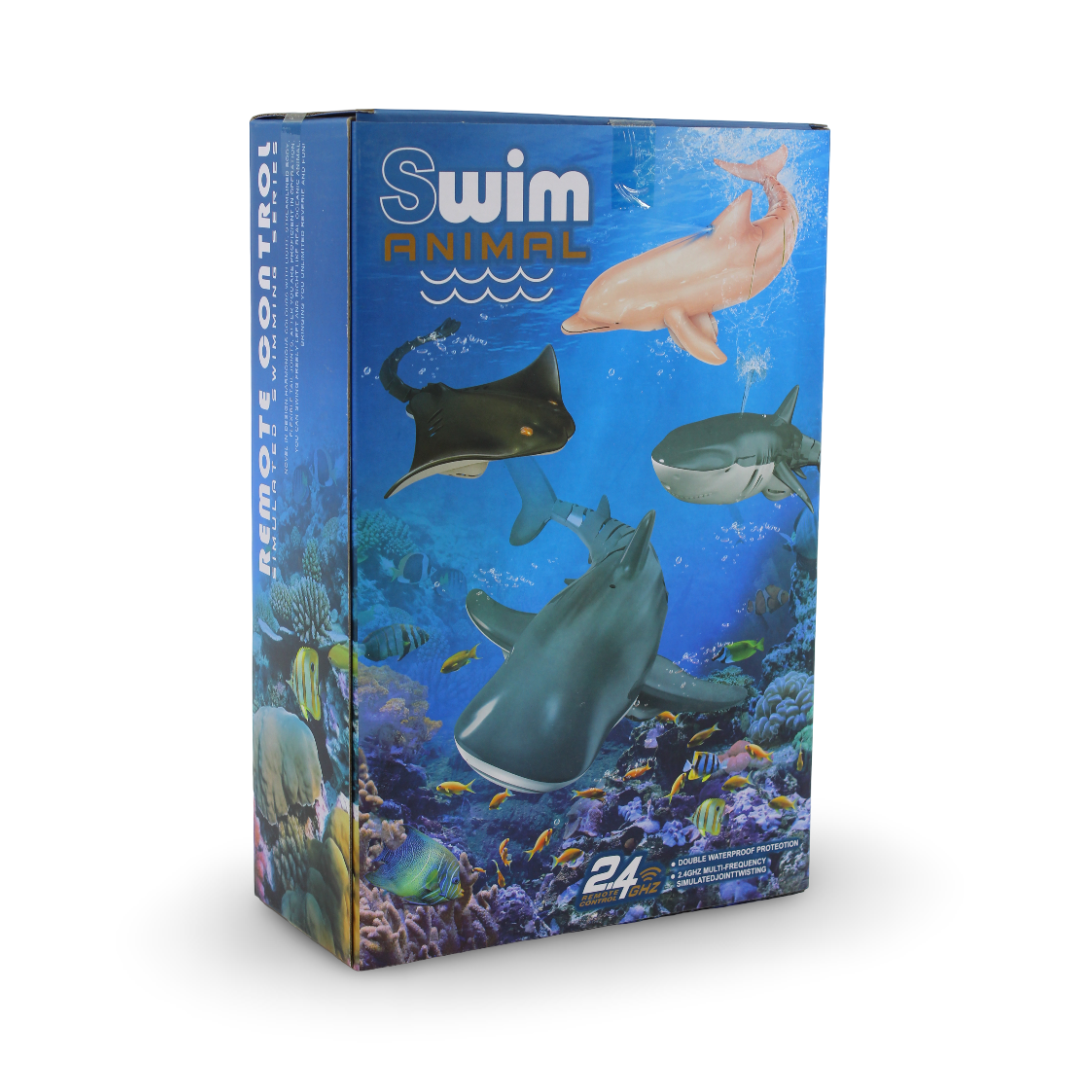 "Swim Series" RC Blue Whale Shark Toy