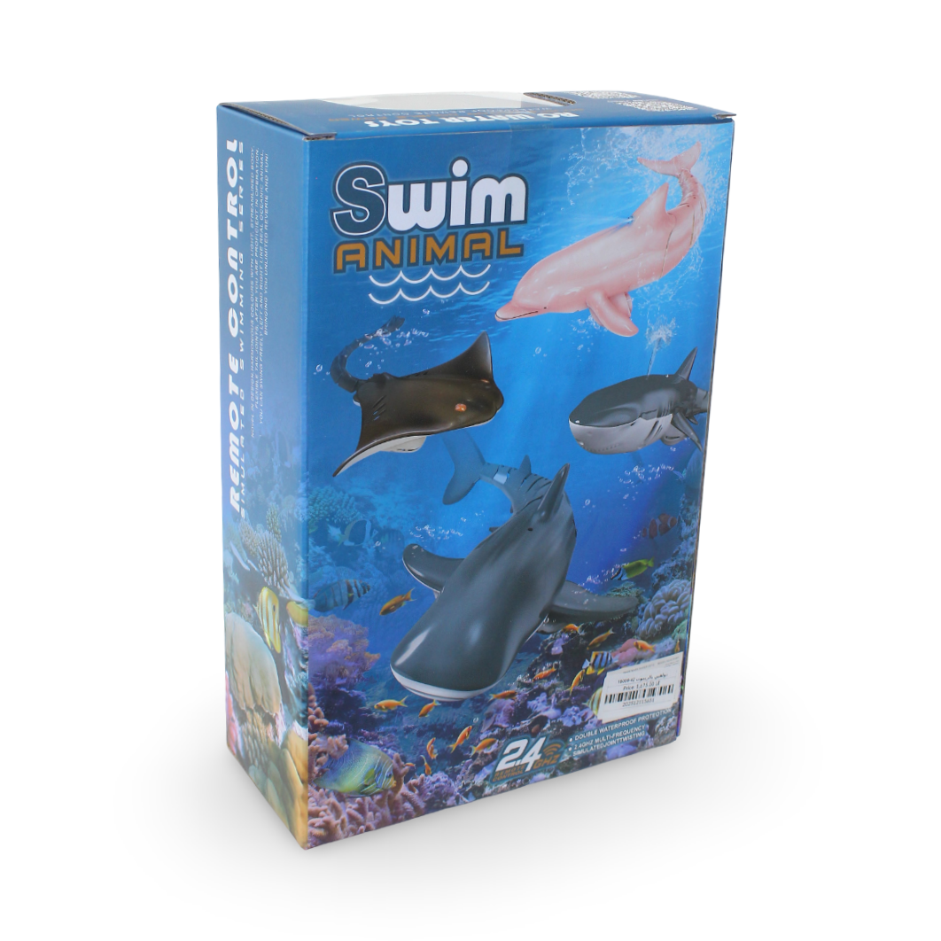 "Swim Series" RC Dolphin Toy – Grey