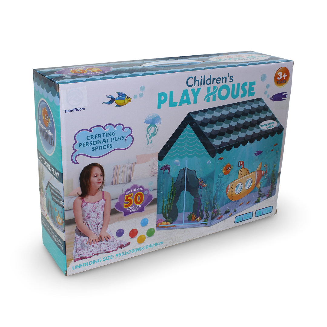 Children's Play House Tent + 50 Balls