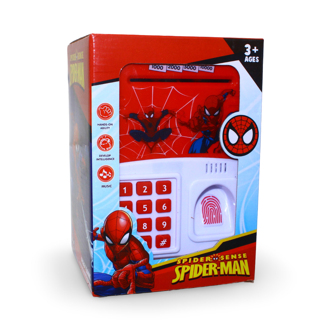 Spider-Man Multi-Function Music Piggy Bank Toy – Red
