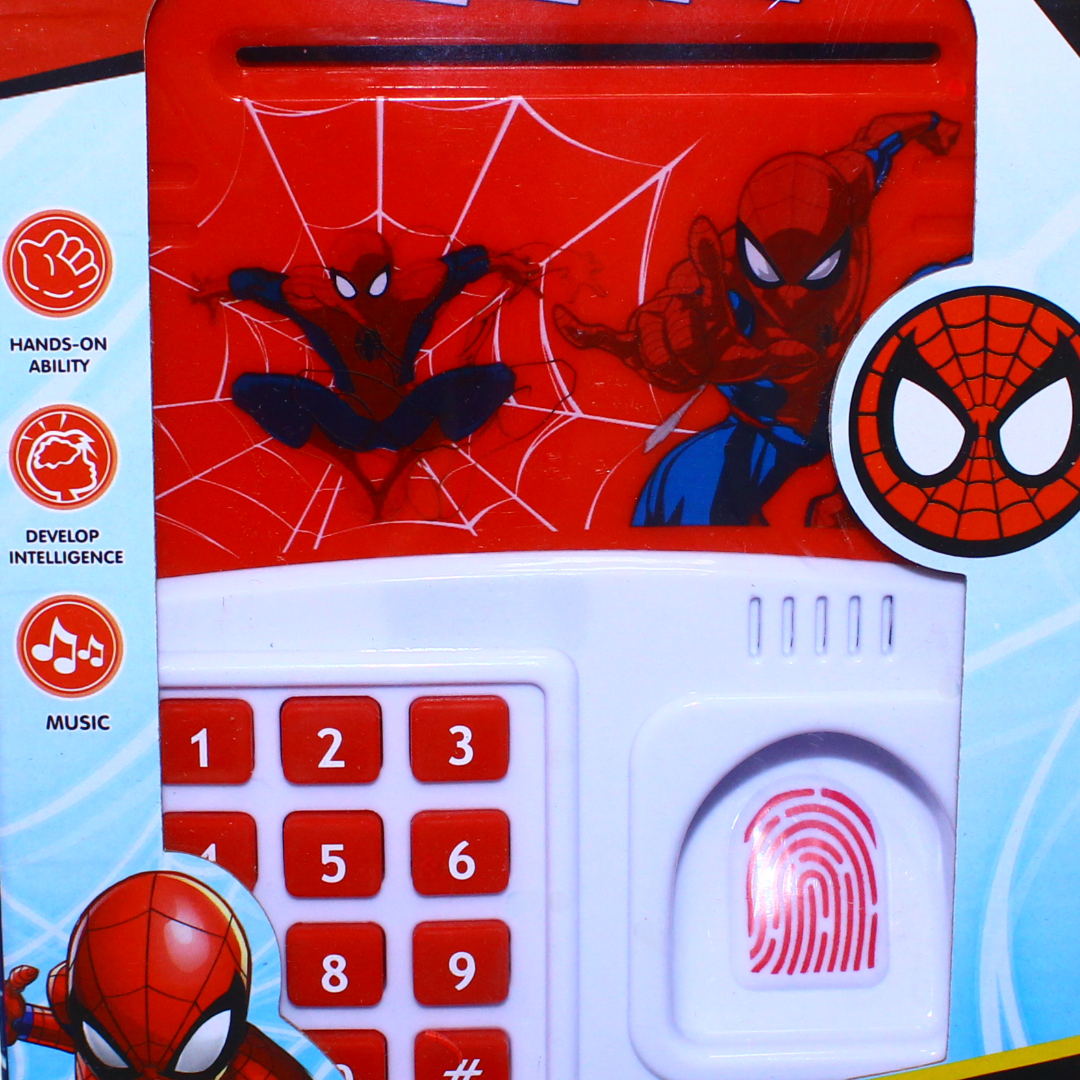 Spider-Man Multi-Function Music Piggy Bank Toy – Red