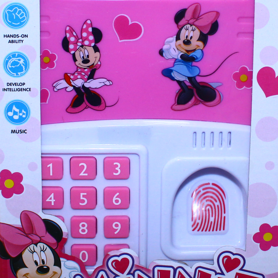 Minnie Mouse Multi-Function Music Piggy Bank Toy – Pink