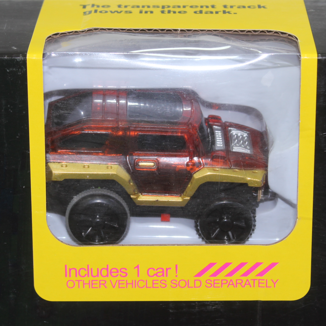 Luminous Rail Flexible Car Track Set with Bridge