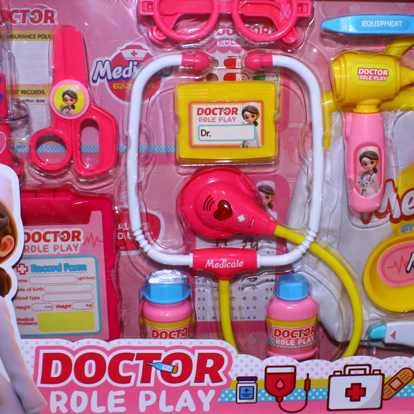 Girls "Medicale Equipment" Doctor Role-Play Toy Set